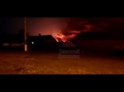 В сети появилось видео с места падения самолета в Краснодарском крае 