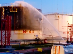 «Вторая неспокойная ночь»: под Краснодаром загорелся резервуар с нефтью