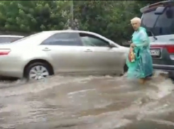 Краснодар ушел под воду из-за сильного дождя 