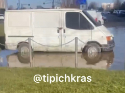 Вонь фекалий стоит в парке Галицкого из-за прорвавшейся канализации