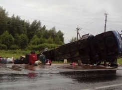  В Башкирии перевернулся автобус с туристами, который ехал из Анапы в Магнитогорск