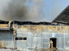 В Краснодарском крае огонь охватил 2000 квадратных метров склада