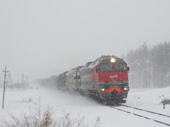 Снегопад вмешался в расписание движения поездов на Кубани 