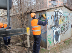 В Краснодаре на улице Димитрова сносят гаражи
