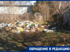 Горы мусора около Восточного рынка возмутили краснодарца