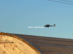 Сергей Галицкий прилетел в парк «Краснодар» на вертолете