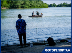 Место будущего пляжа на Гидрострое в Краснодаре облюбовали рыбаки и отдыхающие