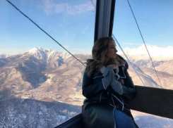 Анфиса Чехова показала прелести канатной дороги Сочи