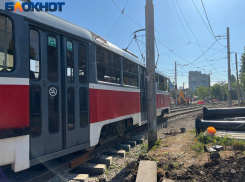 Рельсы на дороге и переполненный общественный транспорт: в Краснодаре ведут работы по модернизации трамвайного узла