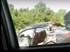 В сети появилось видео с места аварии, в которой погиб тренер Виктор Лавров