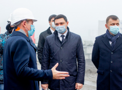 Мэр Краснодара посетил с рабочим визитом площадку стройки детского сада 