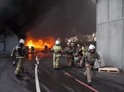 На окраине Краснодара тушат пожар площадью более 2000 кв. м.