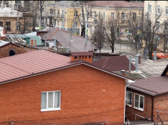 В Краснодаре неожиданно пошел снег