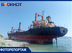Распилят на металлолом: в Краснодарском крае начали демонтаж сухогруза «Рио»