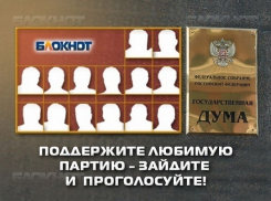 «Блокнот Краснодар» предлагает читателям отдать свой голос за наиболее достойную партию