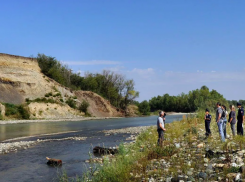 Останки кита нашли на берегу реки Кубань