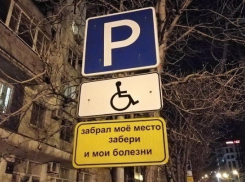 Раскритиковали социальную рекламу парковок для инвалидов жители Краснодарского края