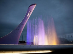 Фонтан в Олимпийском парке остановлен на плановый ремонт