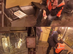 В Краснодаре неизвестный кинул камень в трамвай и ослепил водителя