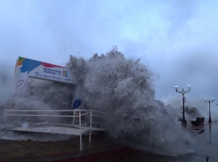 В Краснодарском крае туристов предупредили о 7-метровых волнах на Чёрном море