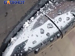 В Краснодаре пошёл первый снег