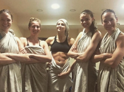 Волейболистки краснодарского «Динамо» устроили фотосессию в бане