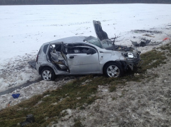 Женщина в Тимашевском районе превысила скорость и вылетела с дороги 