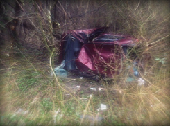 Автоледи из Геленджика перевернула иномарку на крышу