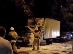 В Краснодаре среди ночи сгорела грузовая «ГАЗель»