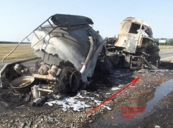 На Кубани чуть не погиб водитель горящего грузовика