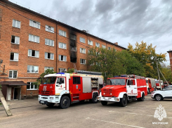 Пожар охватил студенческое общежитие КубГМУ в Краснодаре