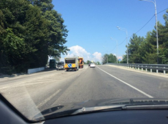  На Мамайском перевале под Сочи добавили дополнительные полосы для транспорта 
