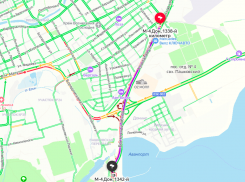 Из Краснодара к Черному морю образовалась четырехкилометровая пробка