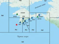 В Черном море около Севастополя произошло землетрясение магнитудой 3,4