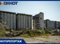 Под Краснодаром сносят огромный Псекупский элеватор: последние фото
