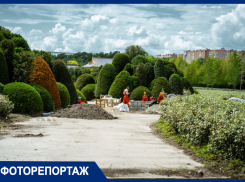 В Краснодаре показали стройку новой очереди парка Галицкого: фоторепортаж