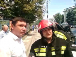 Площадь пожара у ж/д вокзала в Краснодаре увеличилась в пять раз