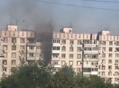 В Краснодаре сгорела квартира на 6-ом этаже 9-этажного дома