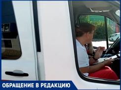 Краснодарку возмутила стоящая на автобусной остановке скорая