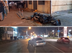 Пять штрафов на двоих: в Краснодаре мотоциклист врезался в поворачивающую «десятку»
