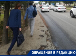 «Сколько людей нужно сбить», - краснодарец рассказал о тротуарной проблеме