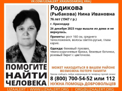 В Краснодаре ищут пенсионерку в берете с цветочком 