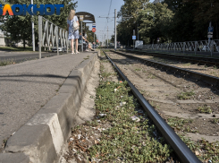 В Краснодаре трамвайная остановка утопает в окурках