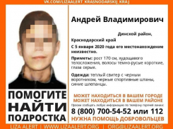 На Кубани без вести пропал 15-летний парень