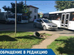 «Мы отрезаны от всего мира»: краснодарка о пробках вблизи улицы Тургенева