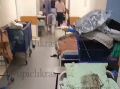 В краевой больнице Краснодара дети спят в коридорах