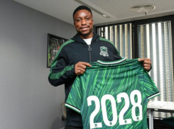 ФК «Краснодар» продлил контракт с нападающим Олусегуном до 2028 года 