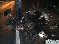 В столице Кубани столкнулись два мотоцикла