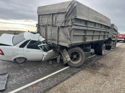 74-летний дедушка заехал под «Камаз» и погиб в Краснодарском крае 