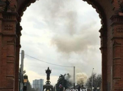 В центре Краснодара горел ресторан